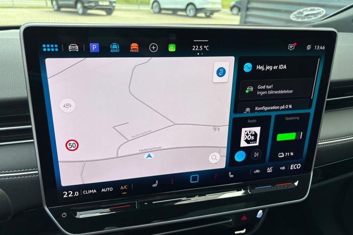 Blå VW ID.7 fra 2025