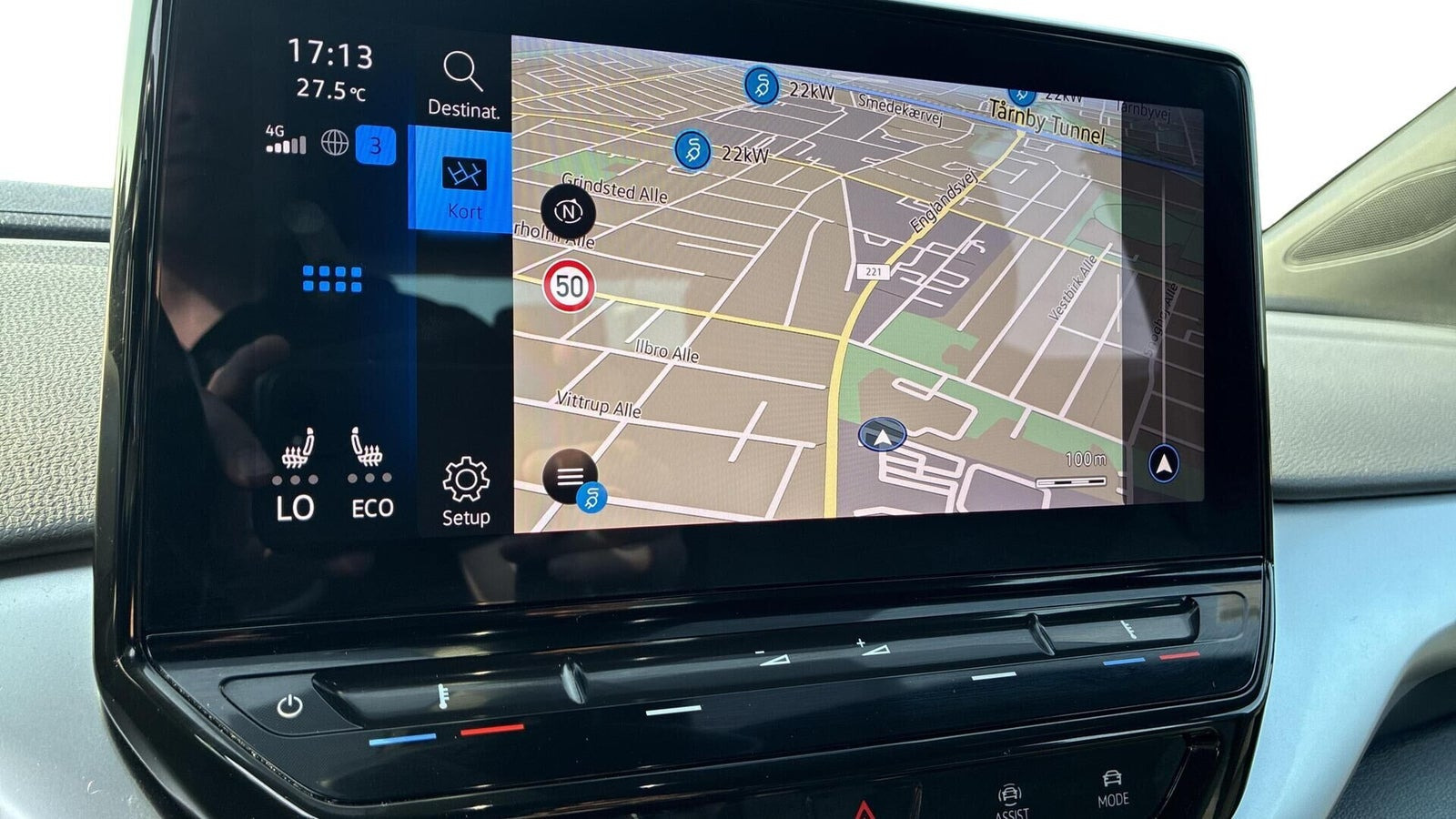 Grå VW ID.4 fra 2023