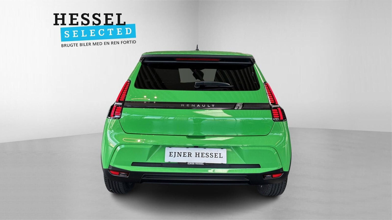 Grøn Renault 5 E-Tech fra 2025