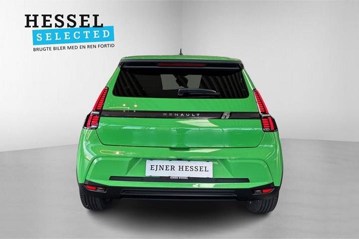 Grøn Renault 5 E-Tech fra 2025
