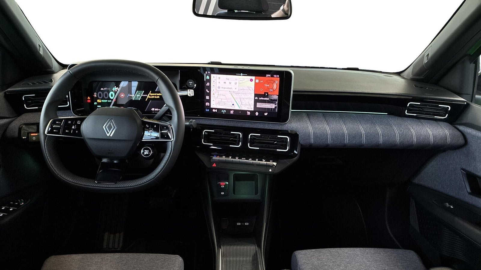 Grøn Renault 5 E-Tech fra 2025