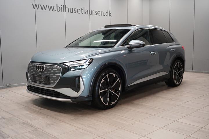 Grå Audi Q4 e-tron fra 2021