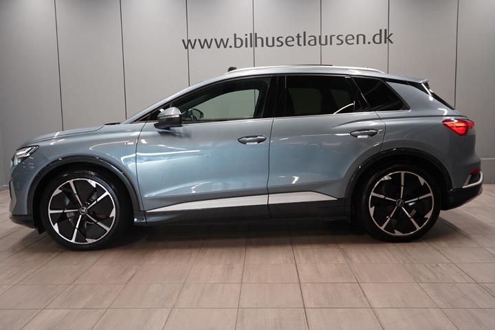 Grå Audi Q4 e-tron fra 2021