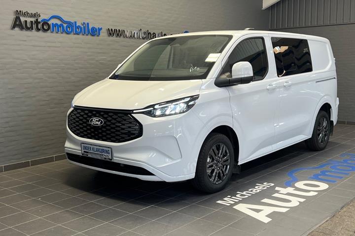 Hvid Ford E-Transit Custom Kombi 320 L1 fra 2026