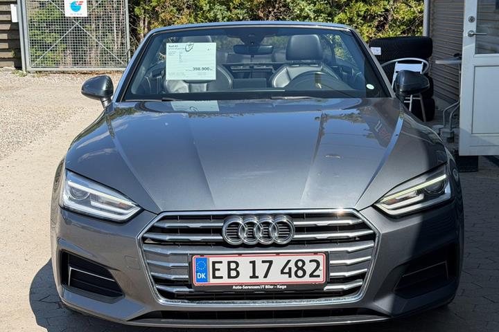 Grå Audi A5 fra 2018