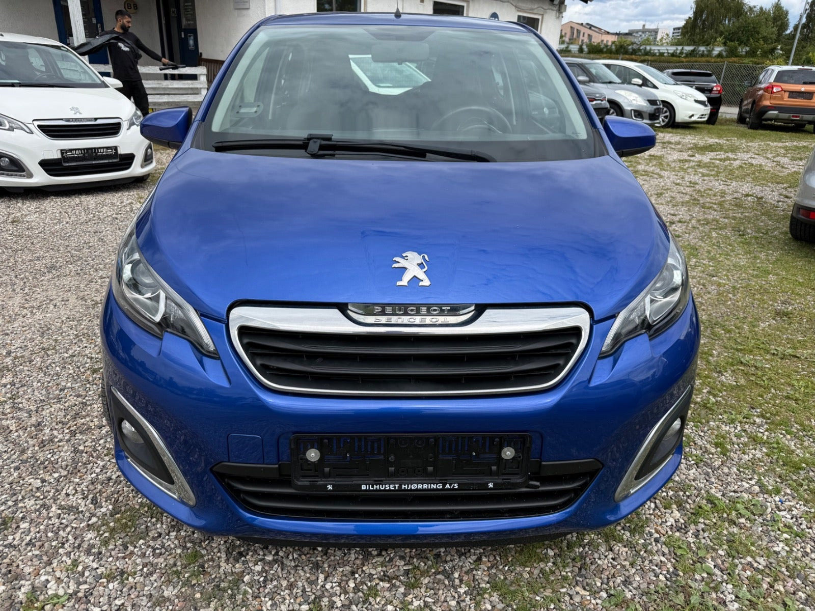 Blå Peugeot 108 fra 2020