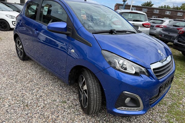 Blå Peugeot 108 fra 2020