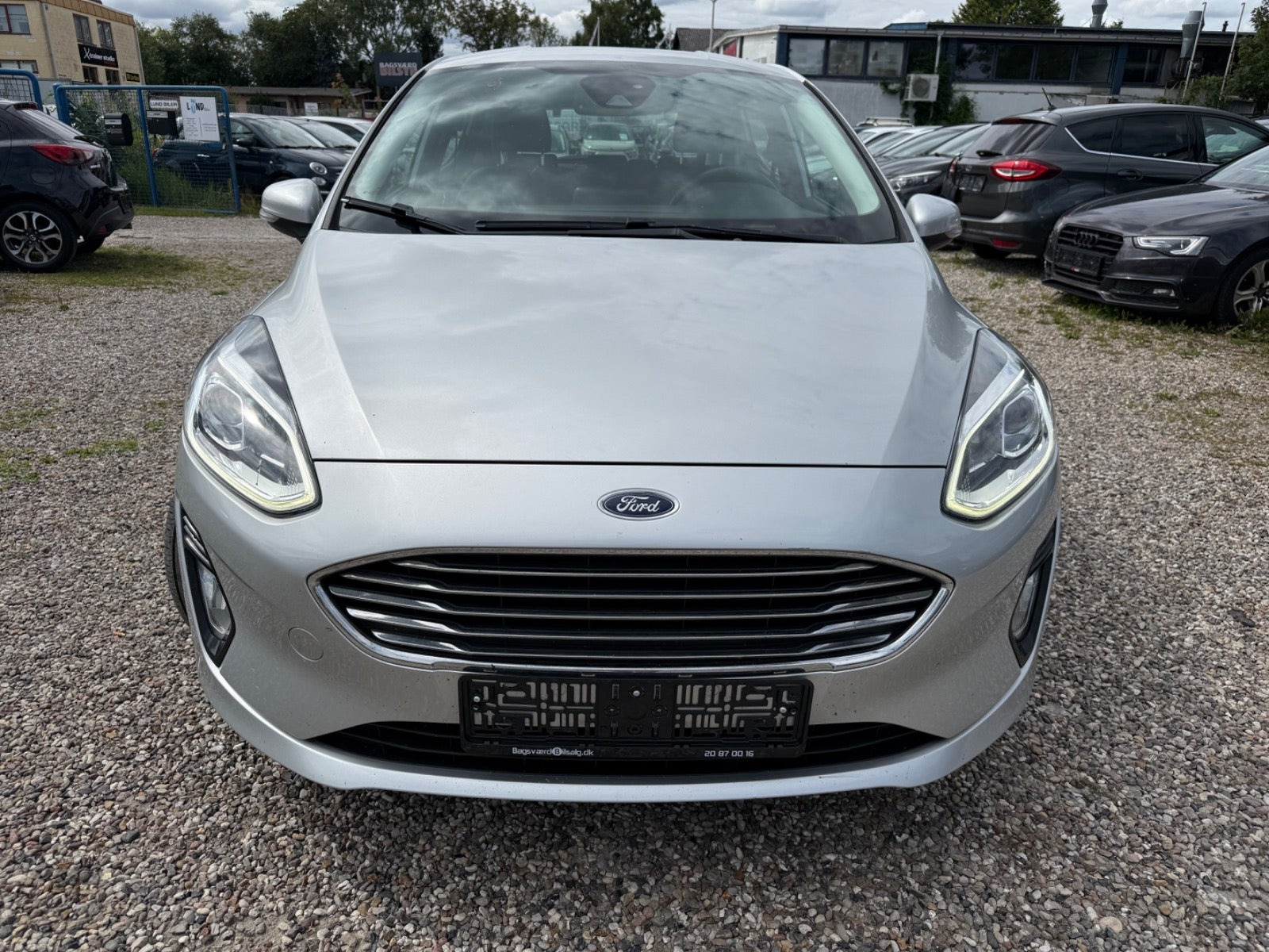 Sølv Ford Fiesta fra 2020