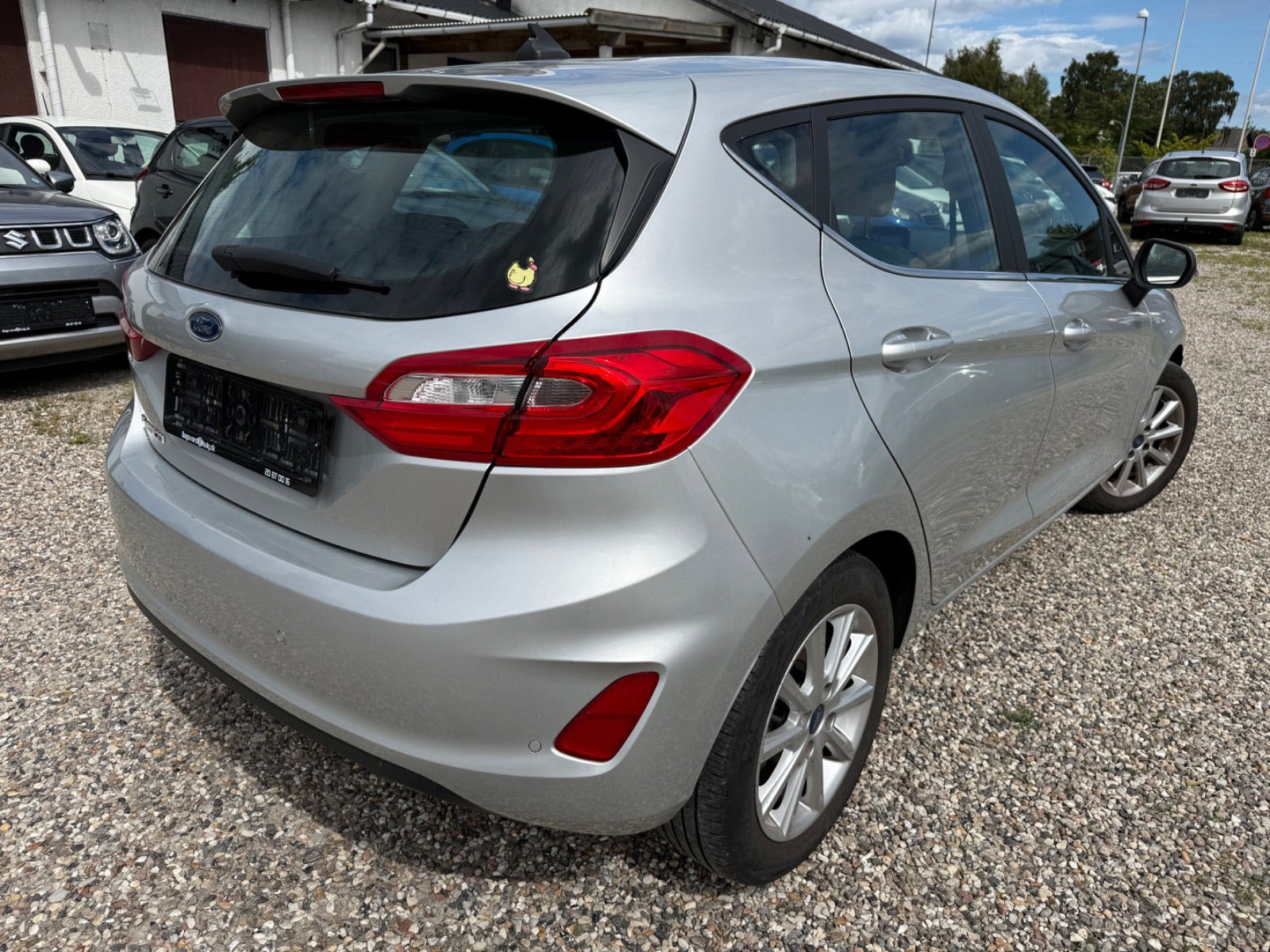 Sølv Ford Fiesta fra 2020