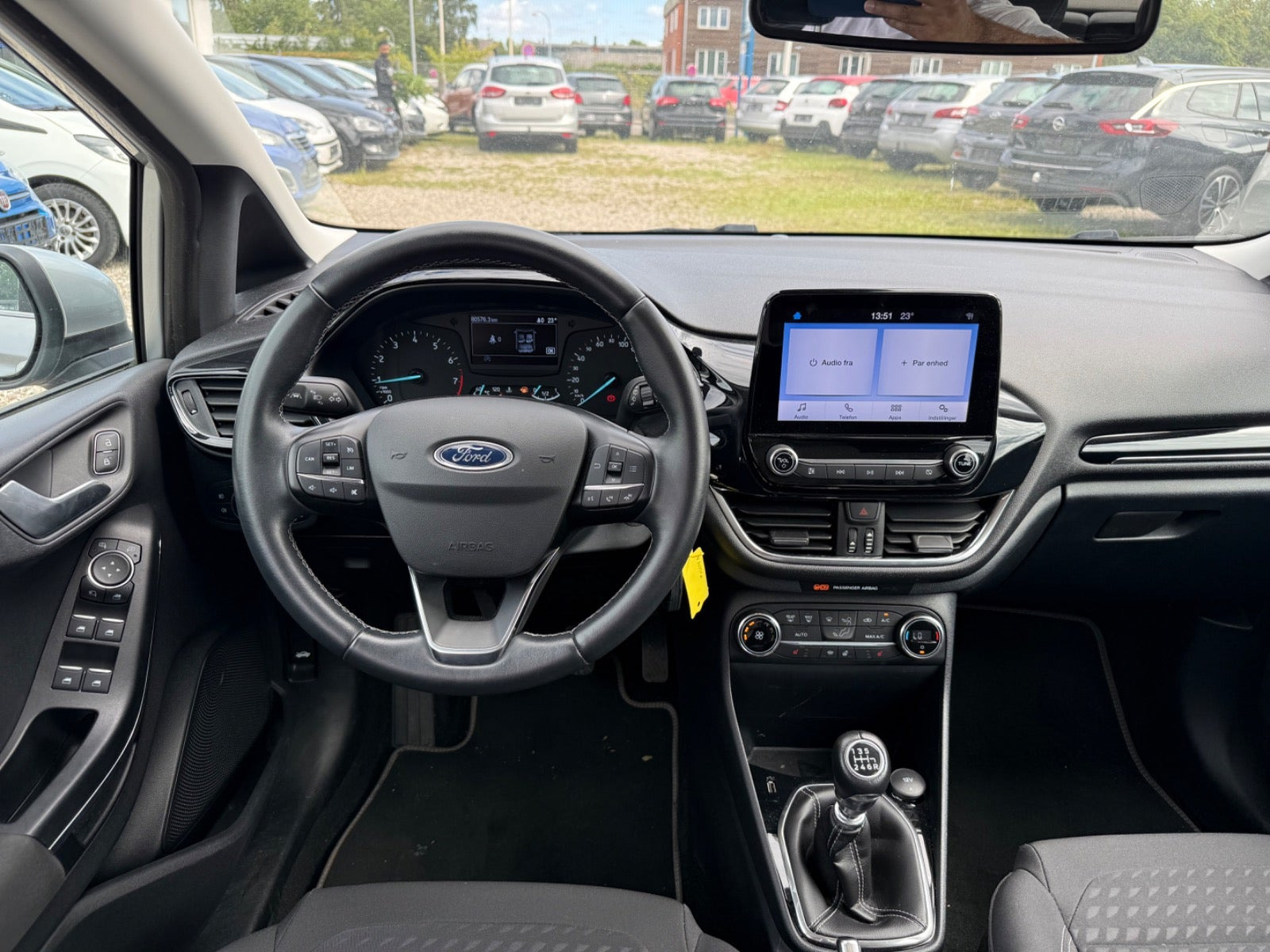 Sølv Ford Fiesta fra 2020