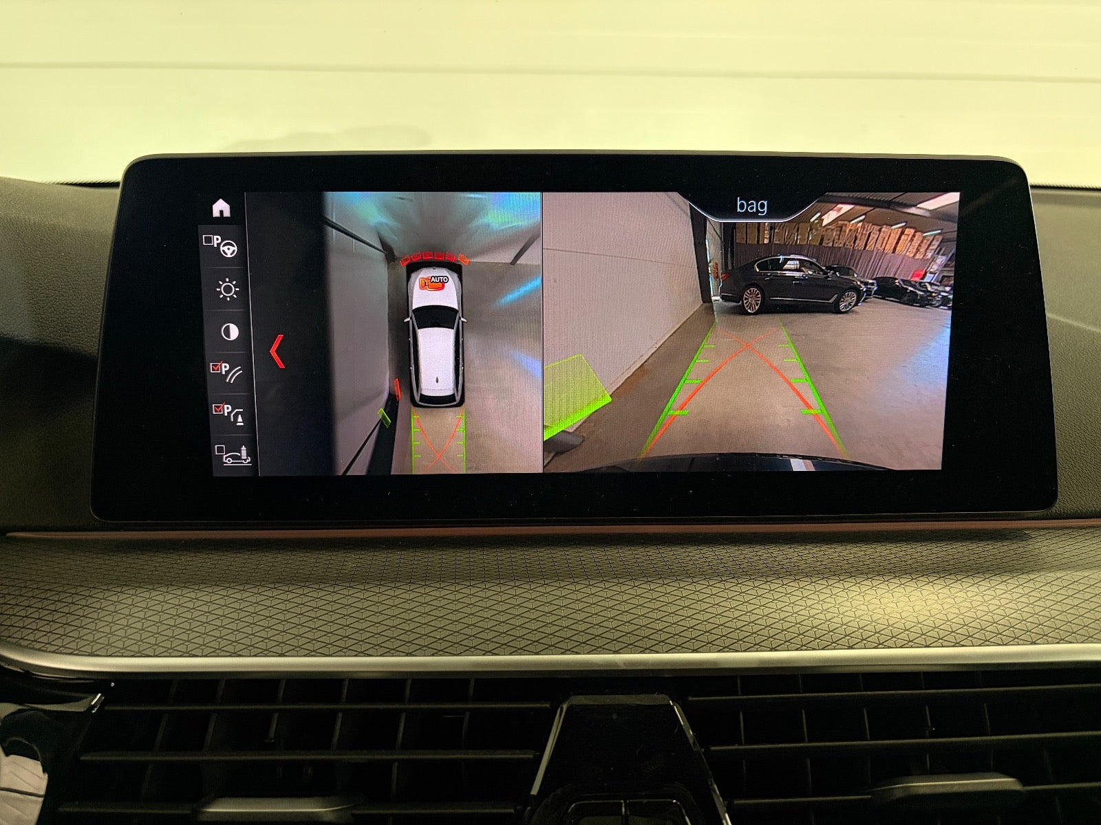 Sort BMW 540i fra 2018