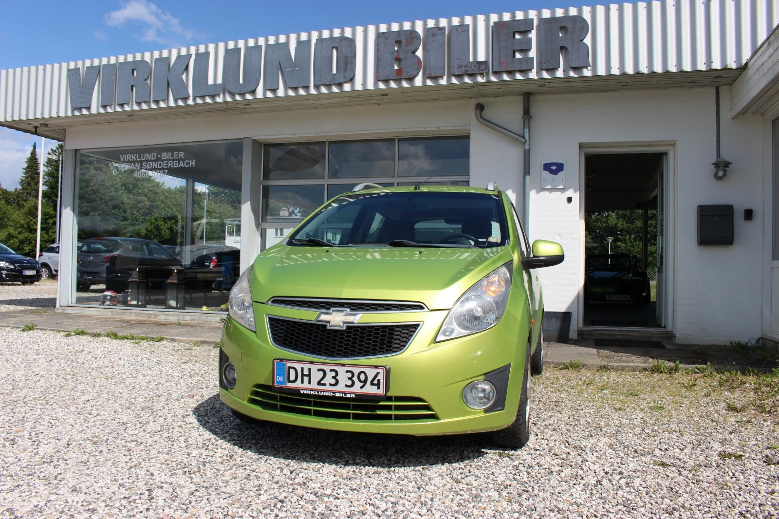 Grøn Chevrolet Spark fra 2012