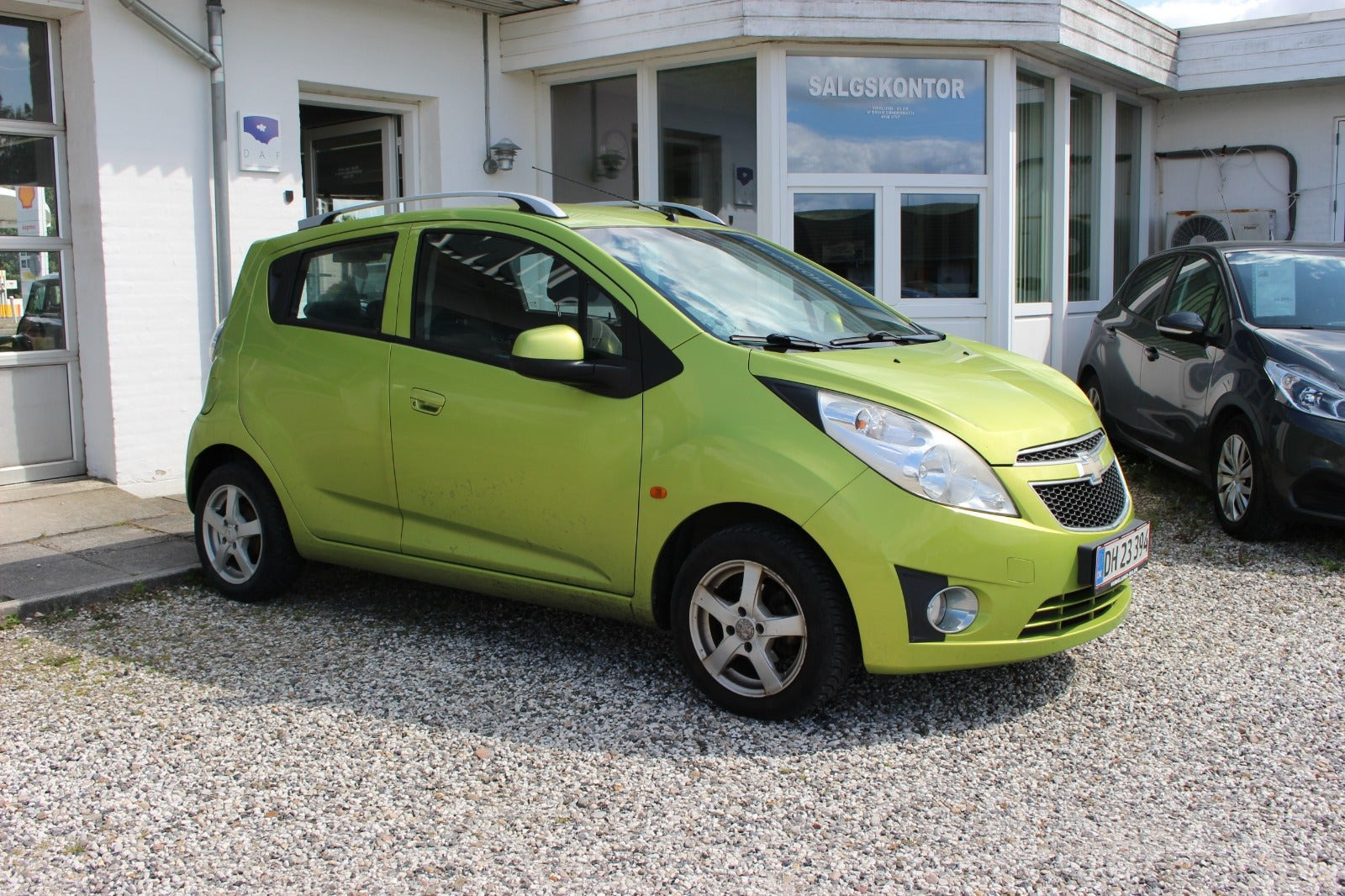 Grøn Chevrolet Spark fra 2012