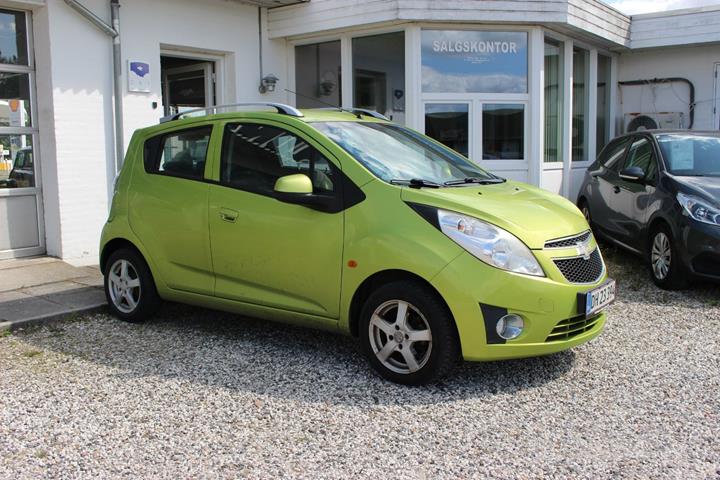Grøn Chevrolet Spark fra 2012