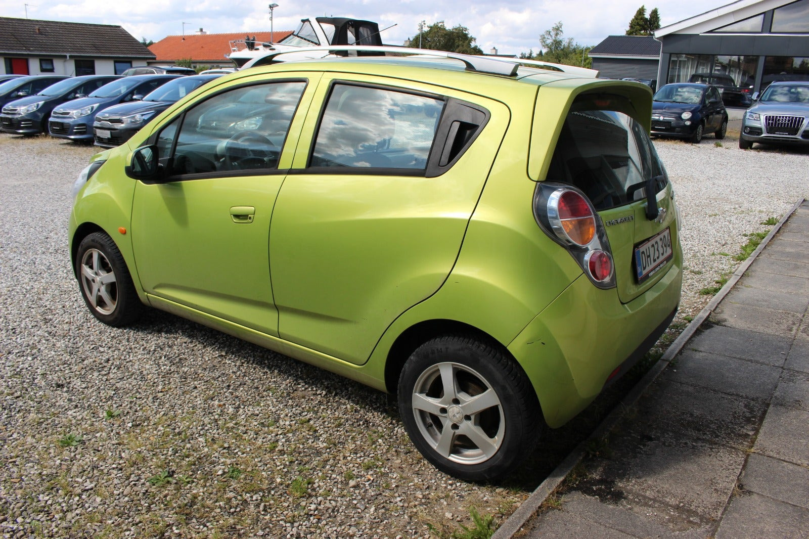 Grøn Chevrolet Spark fra 2012