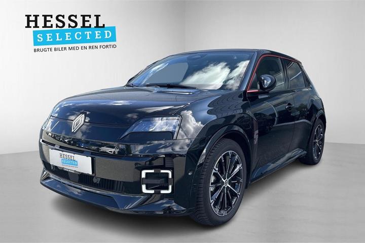 Sort Renault 5 E-Tech fra 2025 set udefra