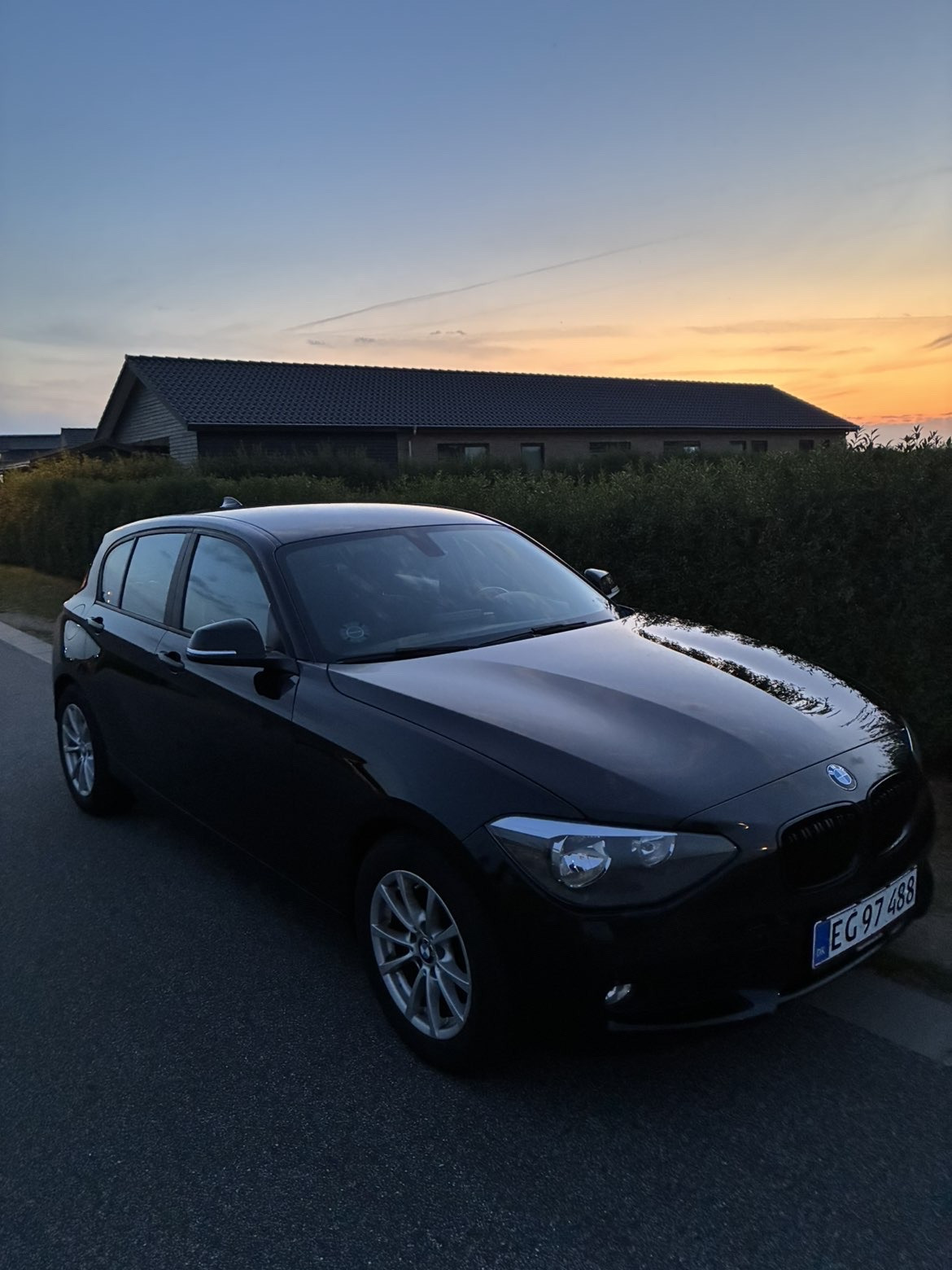 Sort BMW 1-Serie fra 2013