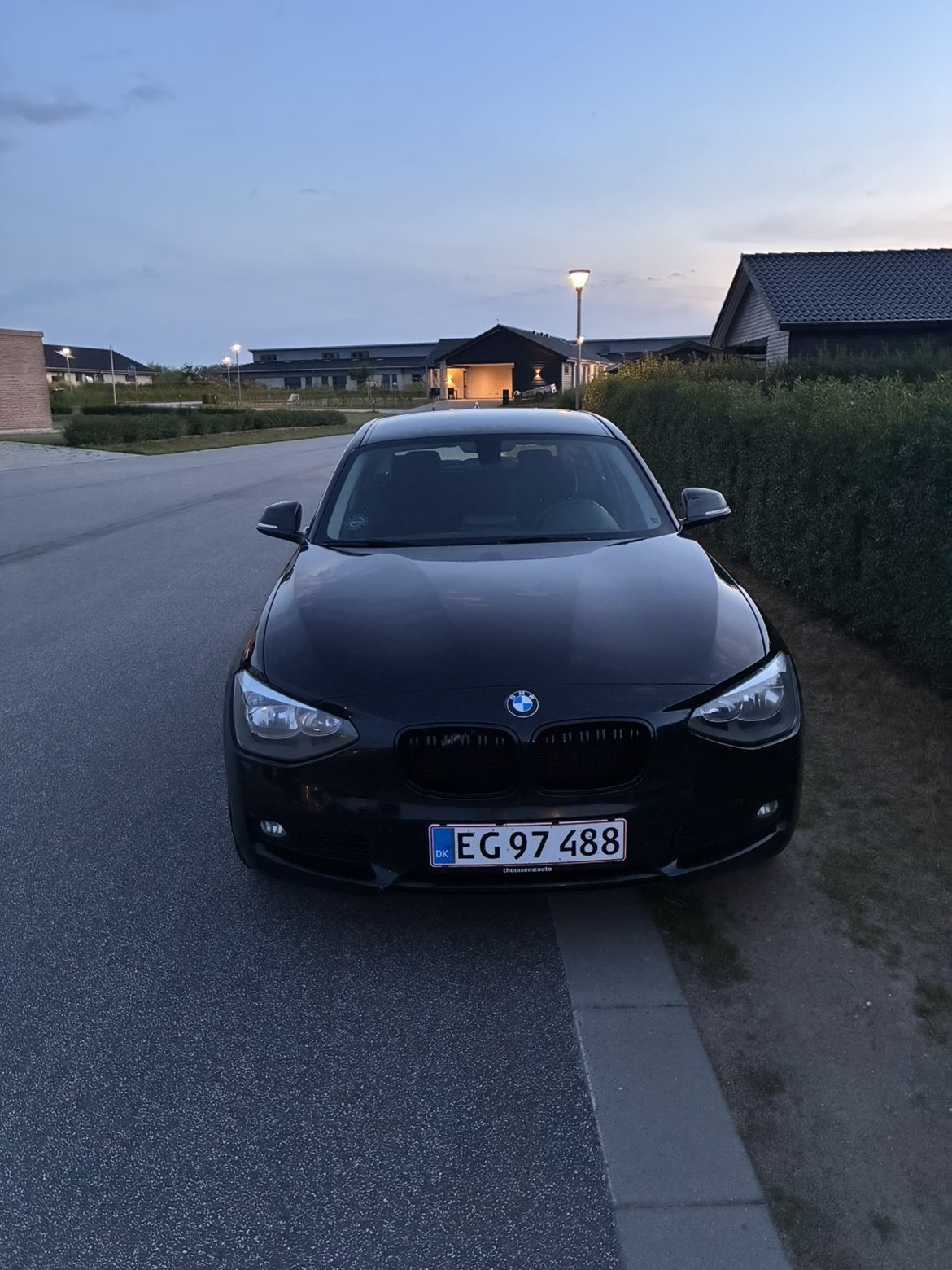 Sort BMW 1-Serie fra 2013