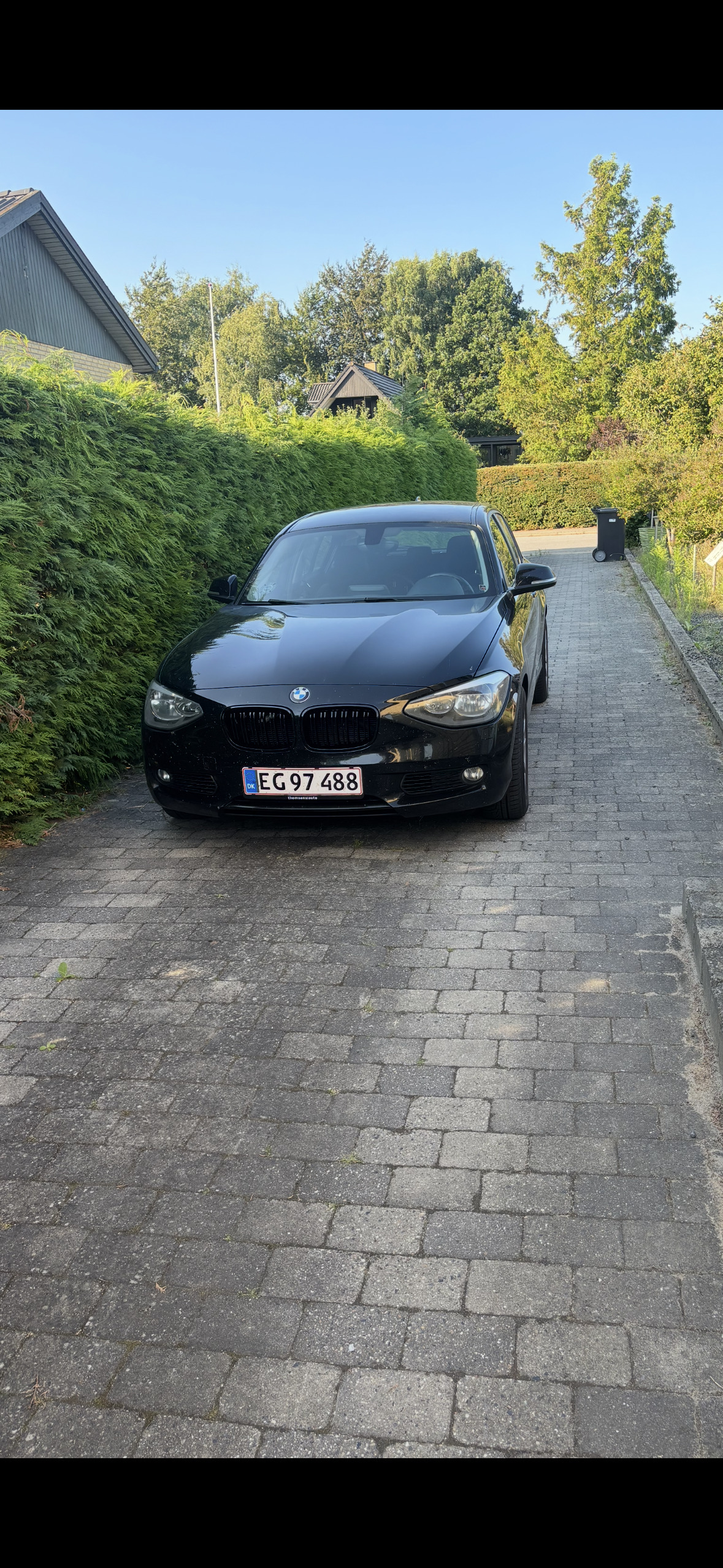 Sort BMW 1-Serie fra 2013
