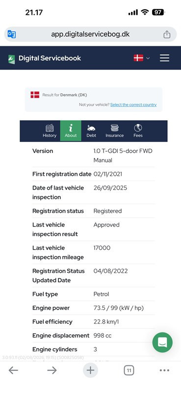 undefined Hyundai i20 fra 2021