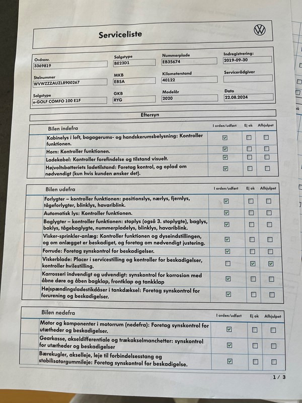 undefined VW Golf fra 2019