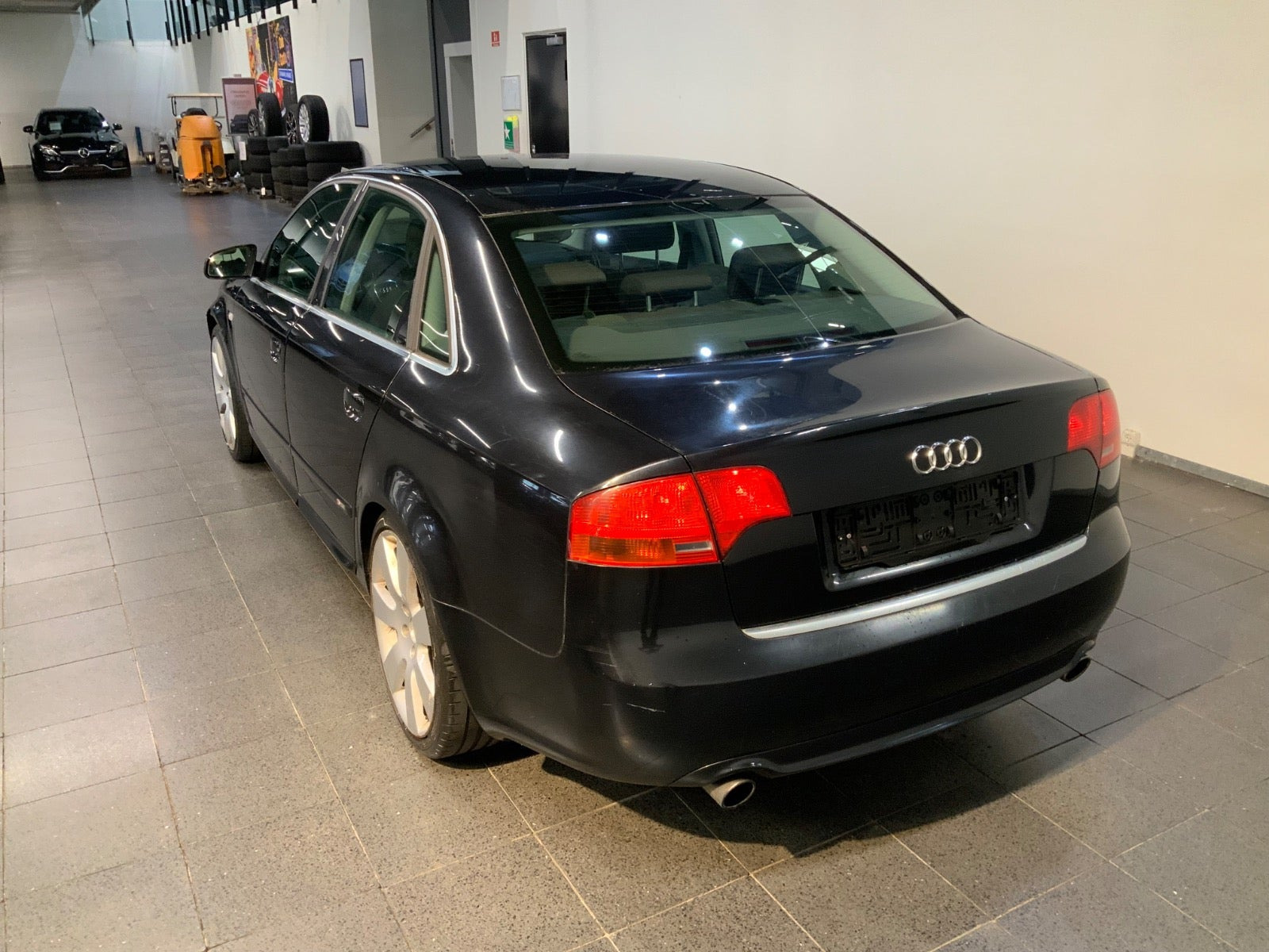 Sort Audi A4 fra 2007