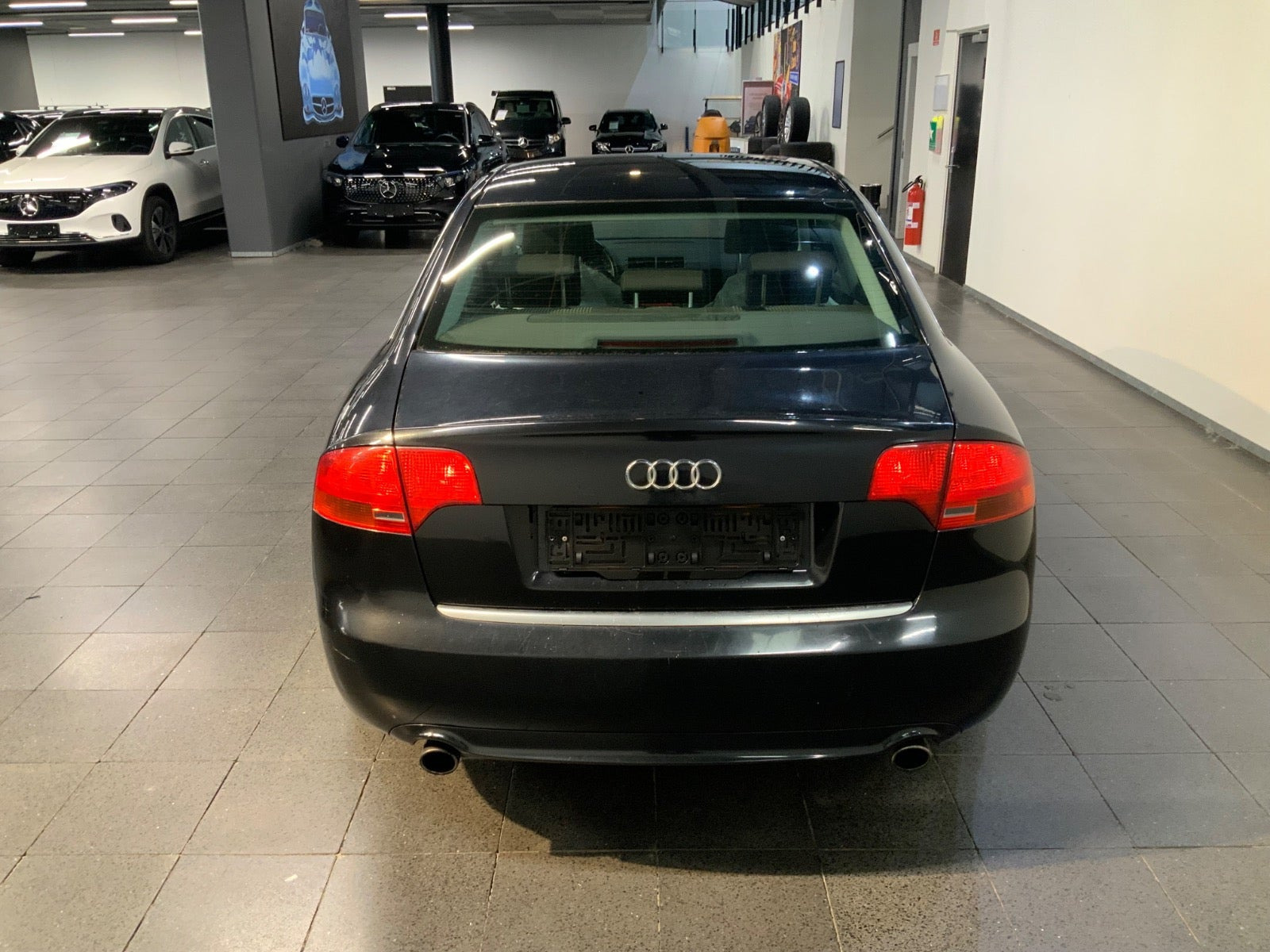 Sort Audi A4 fra 2007