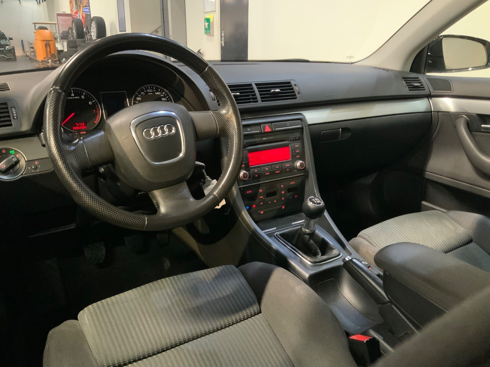 Sort Audi A4 fra 2007