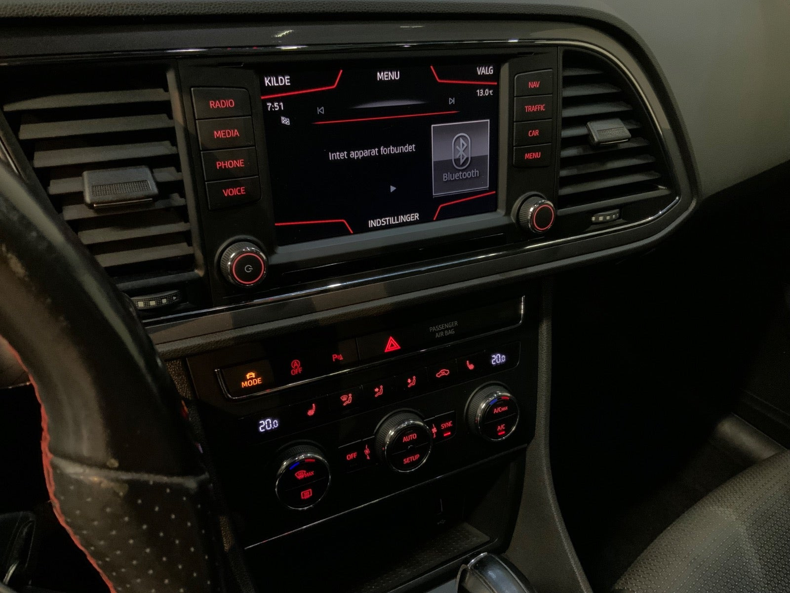 Hvid Seat Leon fra 2016