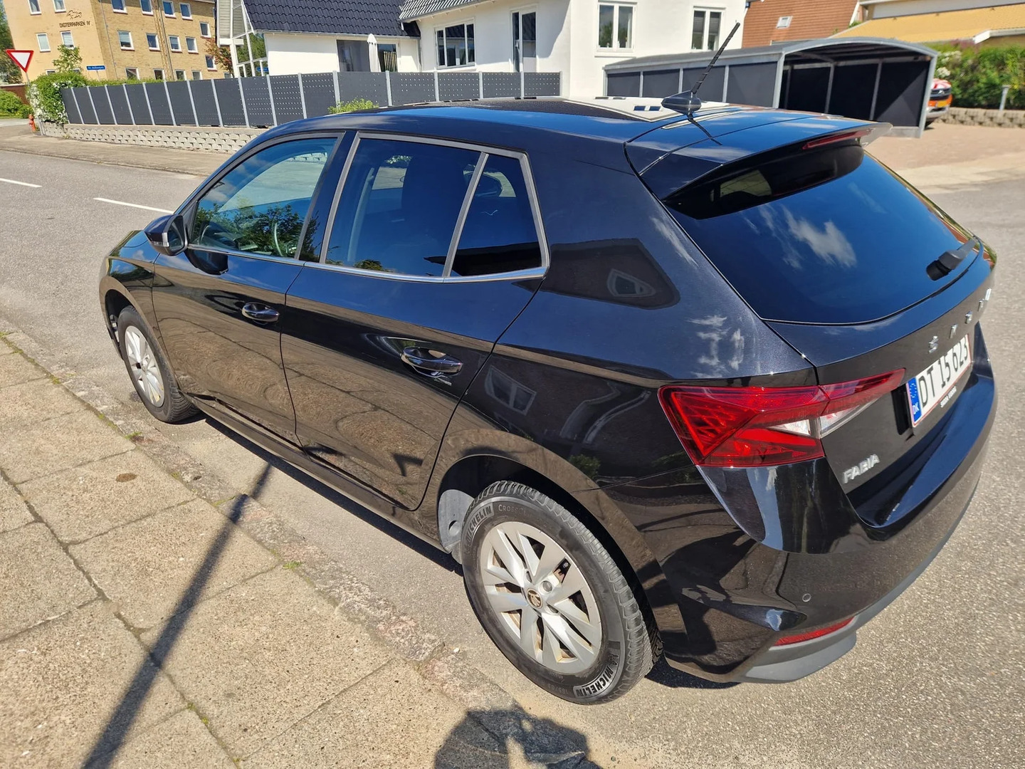 Sort Skoda Fabia fra 2023