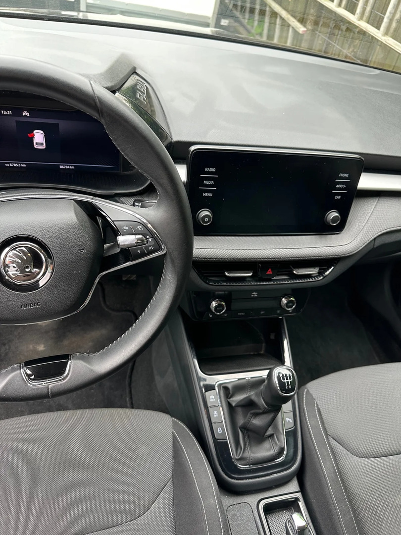 Sort Skoda Fabia fra 2023