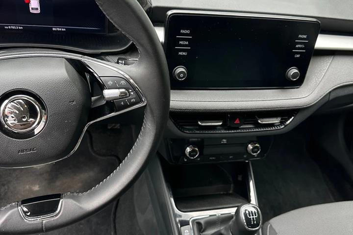 Sort Skoda Fabia fra 2023