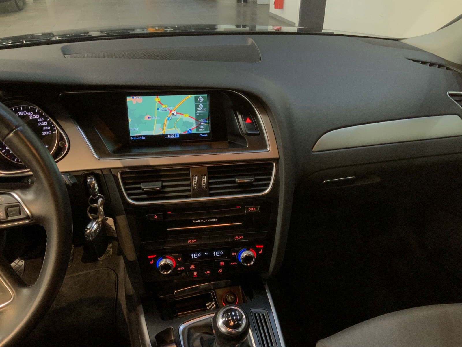 Sort Audi A4 fra 2014