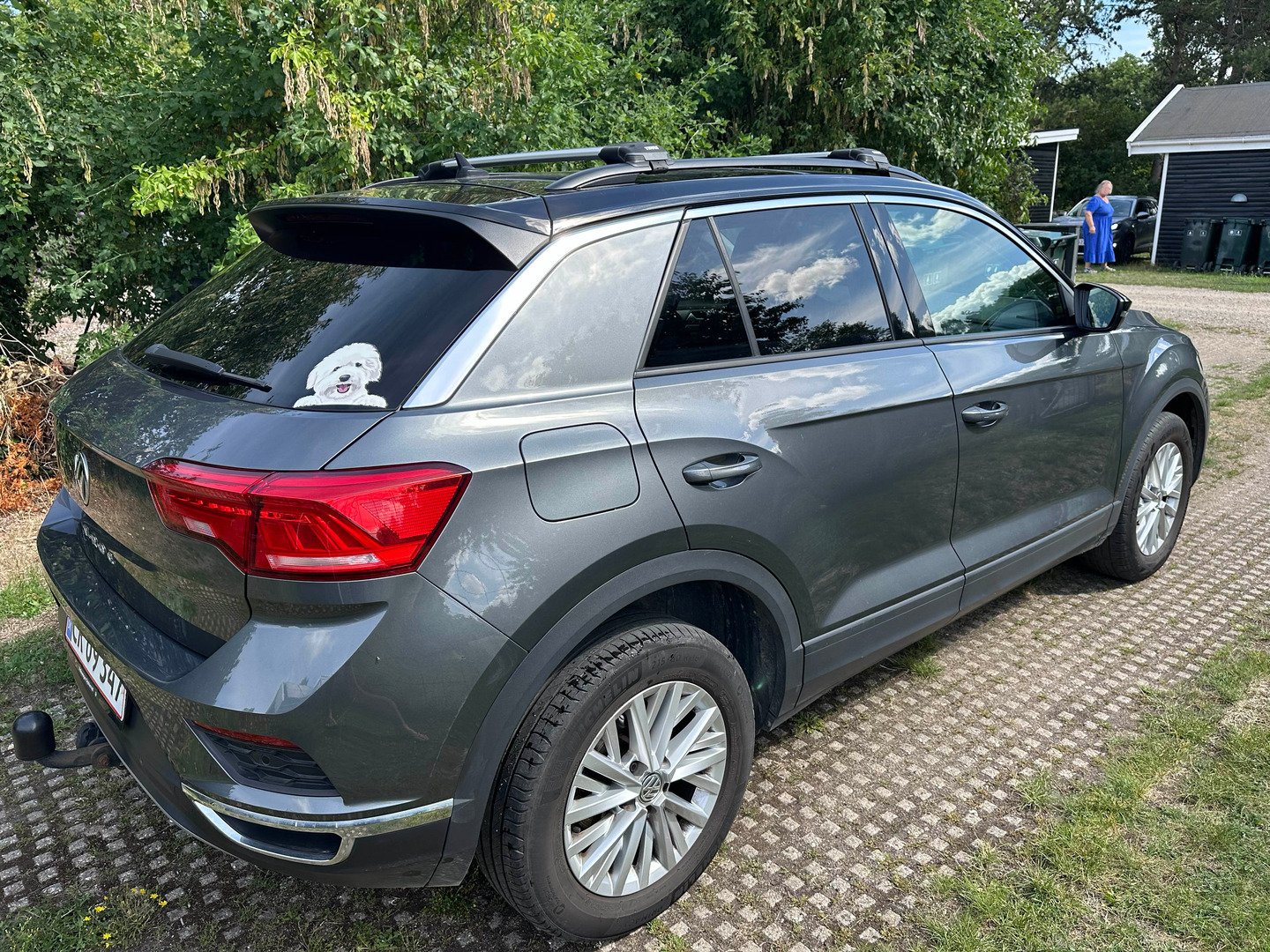 Grå VW T-Roc fra 2020