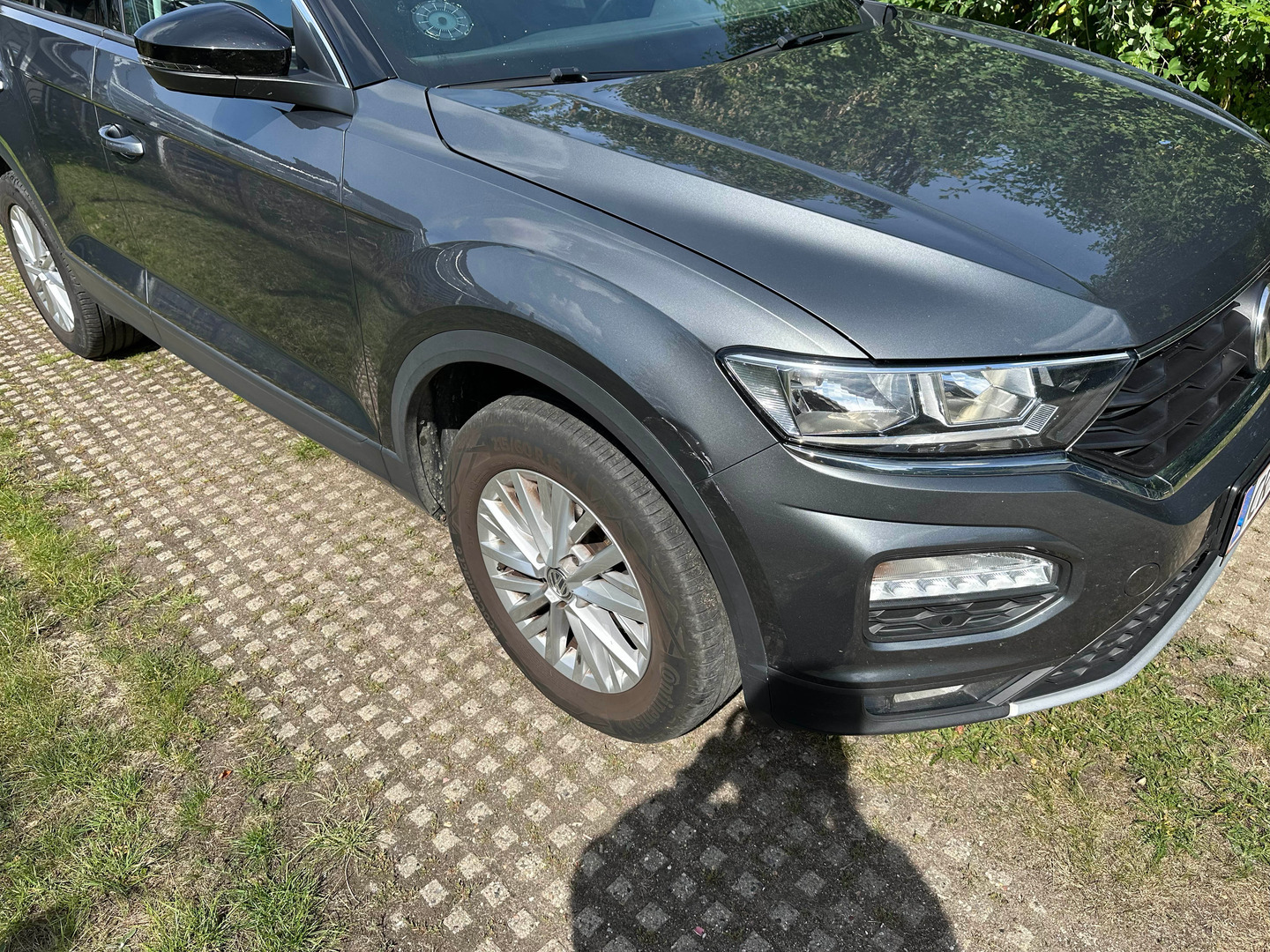 Grå VW T-Roc fra 2020