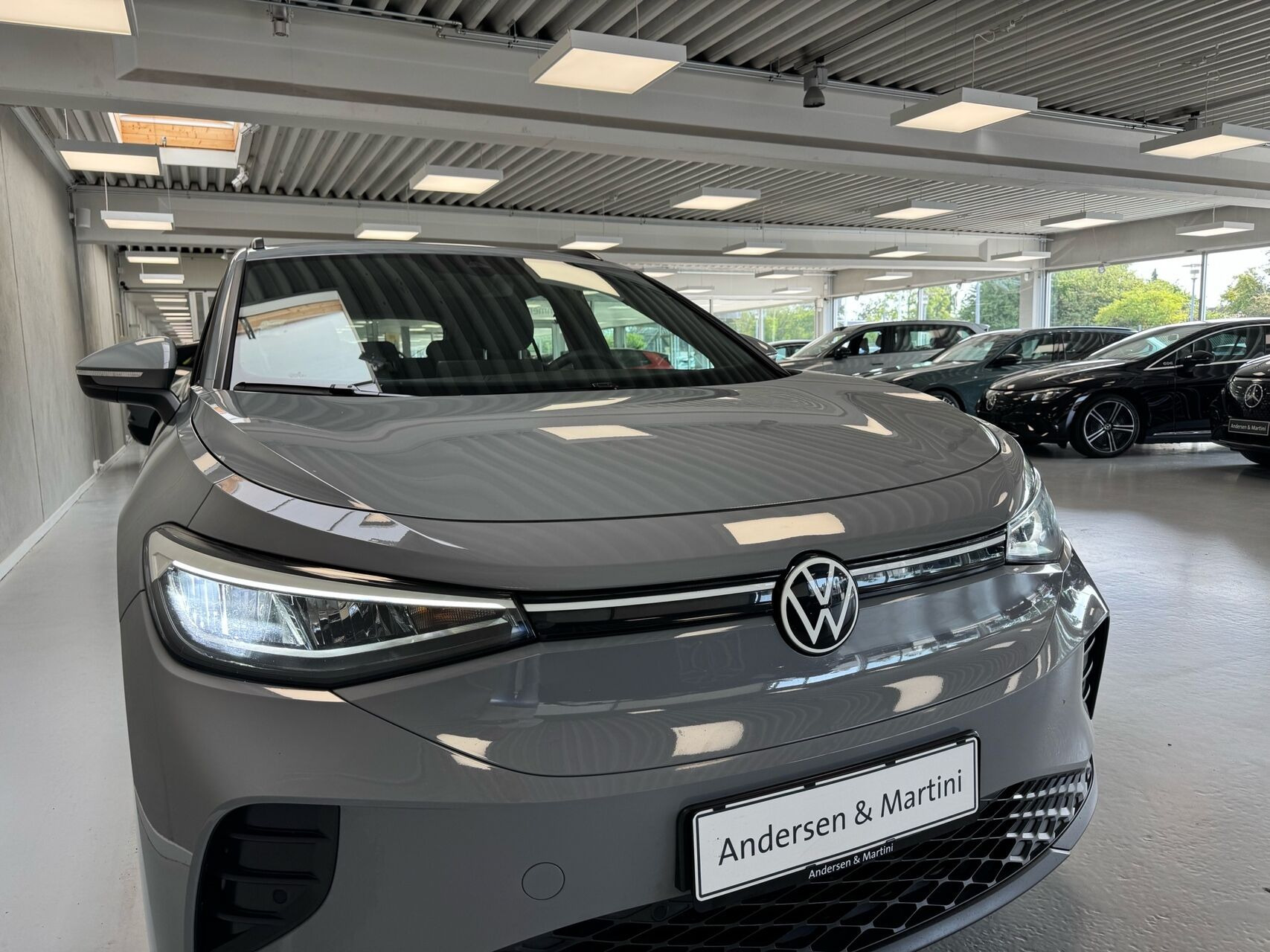 Grå VW ID.4 fra 2022