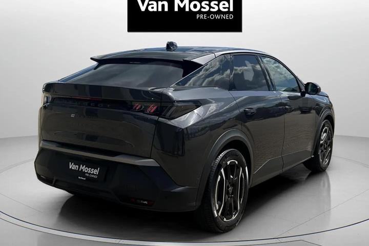 Grå Peugeot e-3008 fra 2025