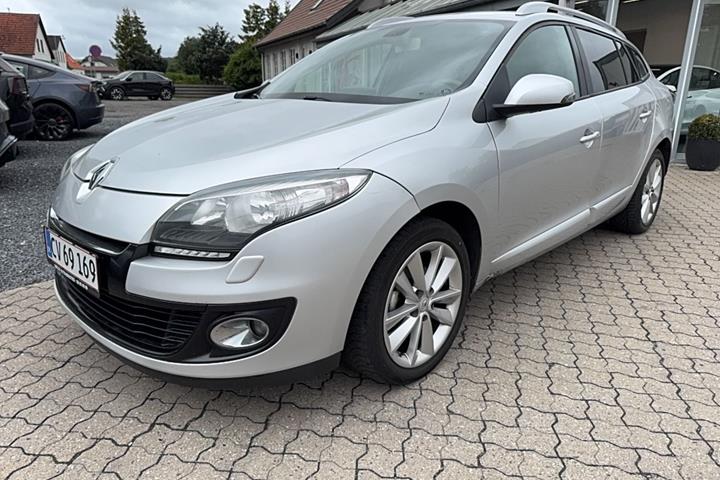 Sølv Renault Megane III fra 2012