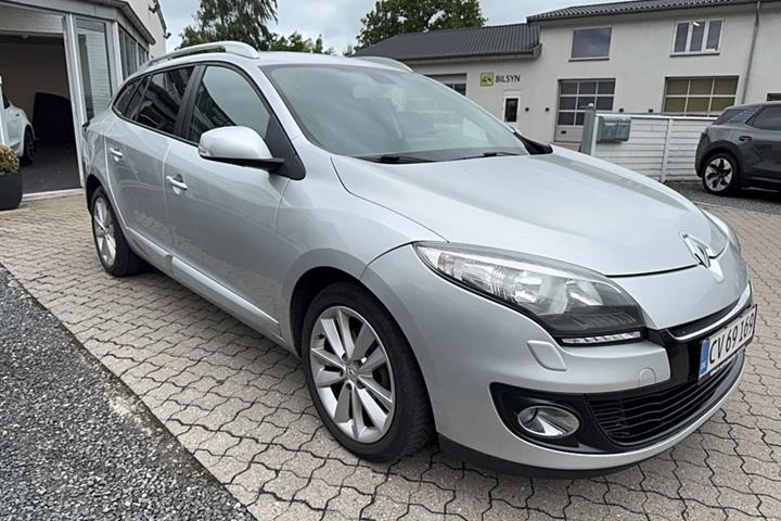 Sølv Renault Megane III fra 2012