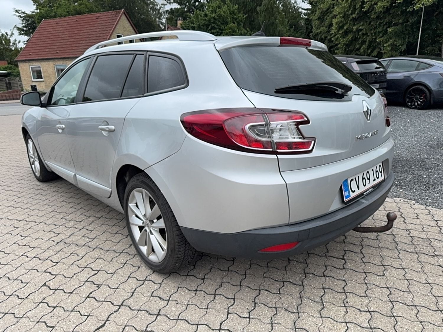 Sølv Renault Megane III fra 2012