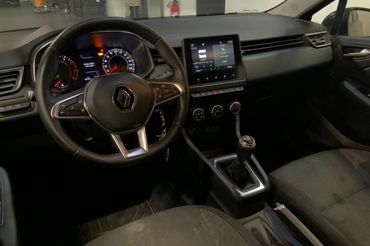 Grå Renault Clio V fra 2021