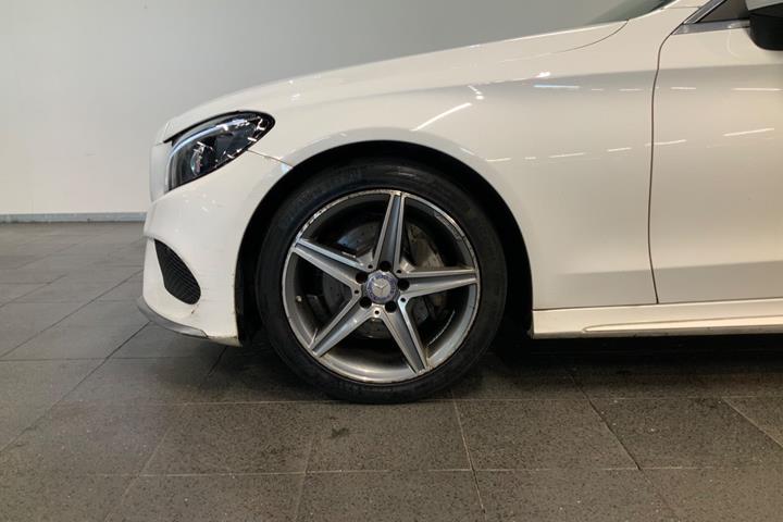 Hvid Mercedes C220 d fra 2017