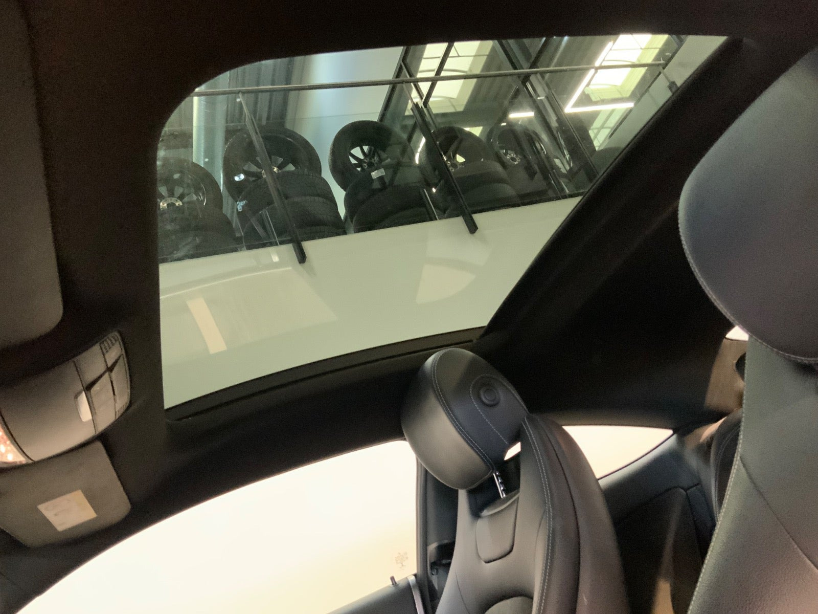 Hvid Mercedes C220 d fra 2017