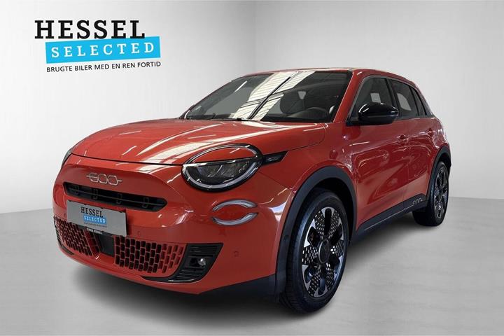 Orange Fiat 600e fra 2025