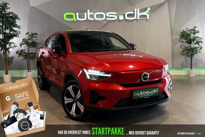 Rød Volvo C40 fra 2023