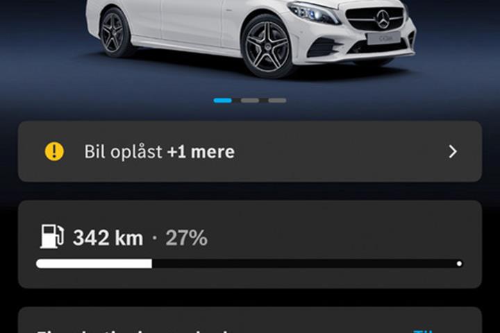 Hvid Mercedes C220 d fra 2021