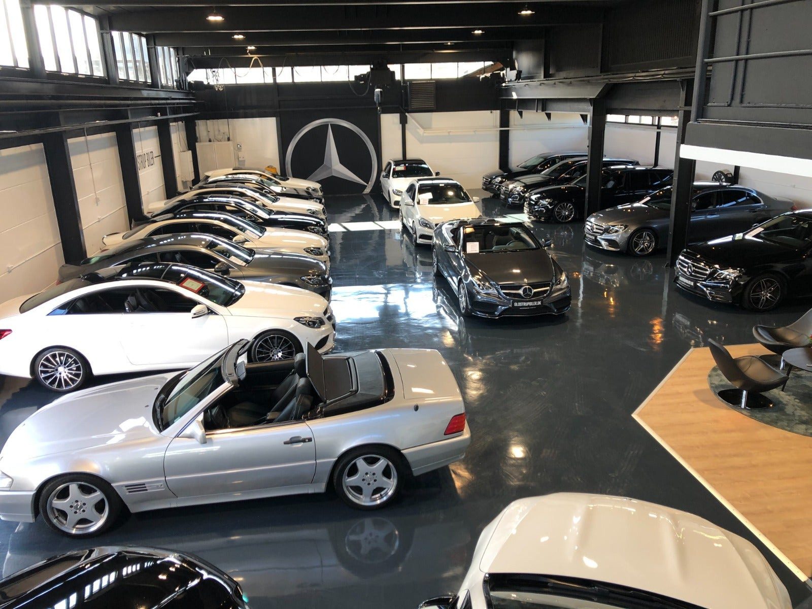 Sort Mercedes CLA200 fra 2016