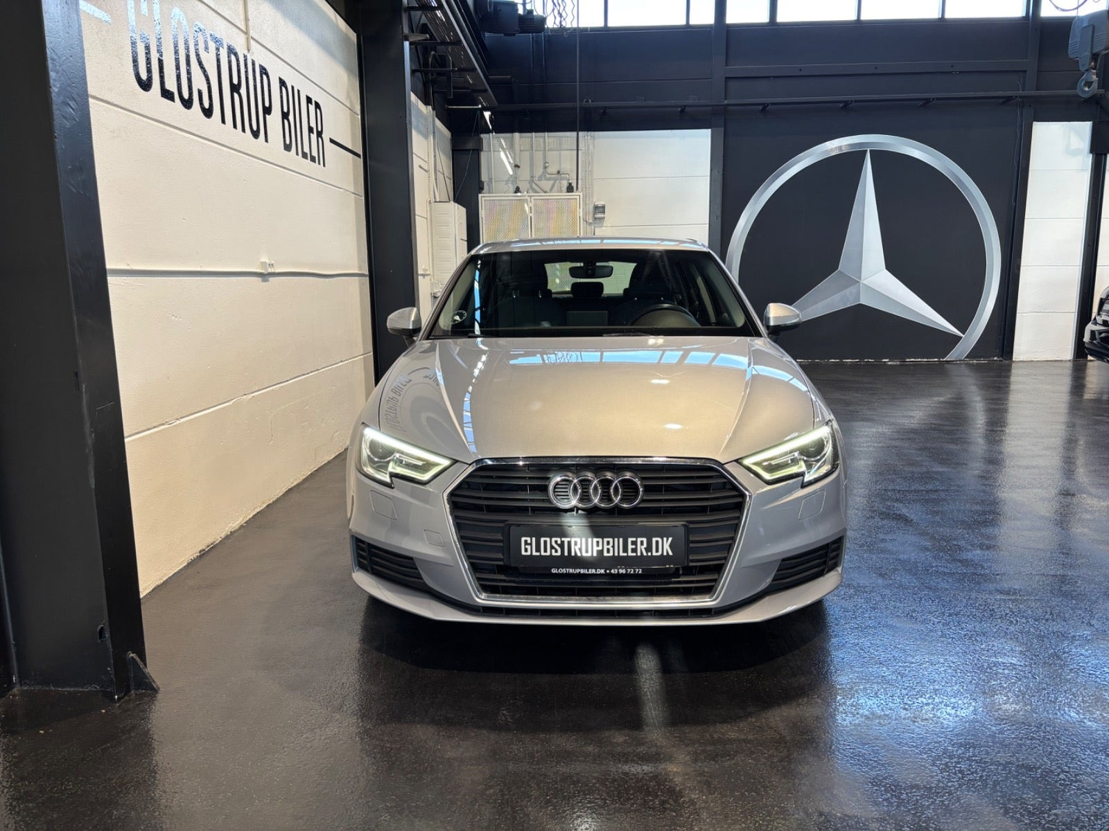 Sølv Audi A3 fra 2018