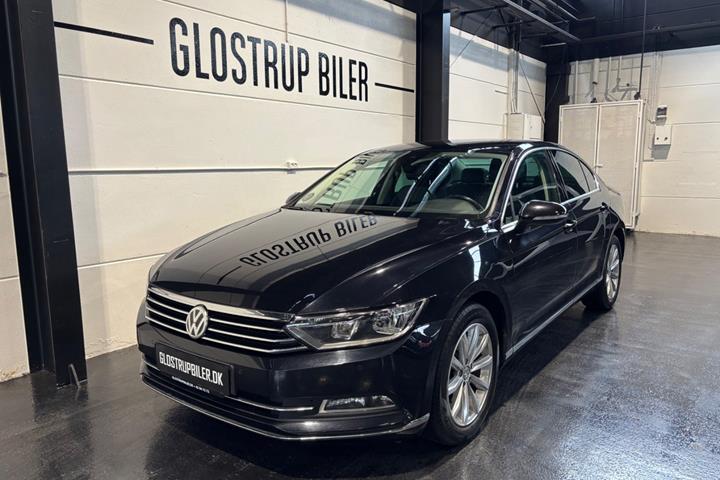 Sort VW Passat fra 2018