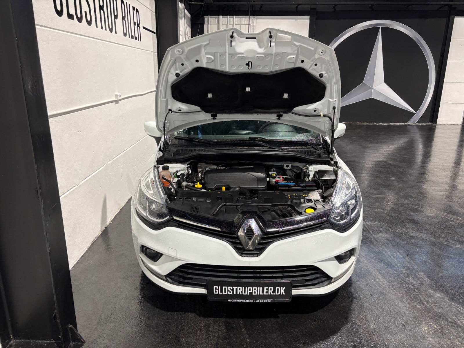 Hvid Renault Clio IV fra 2018